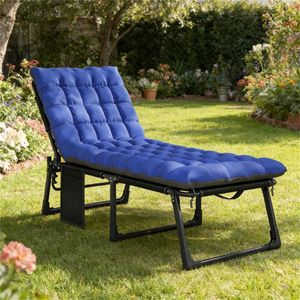 Chaise longue pliante d'extérieur pour bronzer et se détendre - Product Image 1