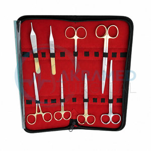 9 Pcs <b>Tungsten</b> Carbide Minor Surgery Veterinary Instrument Kit Stainless Steel TC Surgical Set CE Certified - Product Image 4