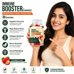 Gomitas Premium para Reforzar el Sistema Inmunitario con Baya del Saúco, Vitamina C, Vitamina D3 y Zinc, Apoyo Inmunitario Diario para Adultos y Niños - Product Image 5