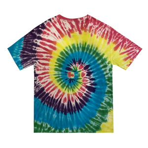 <b>Tie</b> Dye Spiral T Shirt Custom Logo 100% Cotton Oversized Streetwear Casual Unisex Summer Tee Wholesale - Product Image 3