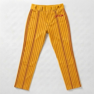 Pantalons de baseball de qualité supérieure avec votre propre design, vente en gros, pantalons de baseball personnalisés par sublimation, pantalon d'entraînement de softball - Product Image 1