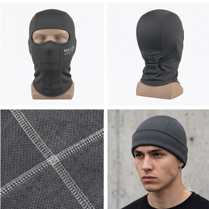 Pasamontañas de Alta Calidad con Imagen Impresa en Serigrafía Personalizada, Pasamontañas Térmico de Invierno de 3 Orificios, Tejido de Punto, Cubre Rostro Completo, Unisex - Product Image 5