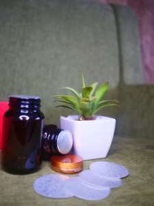 แผ่นปิดขวดโฟม PS แบบมีกาวในตัว สีขาว คุณภาพสูง ป้องกันการรั่วซึม - Product Image 5