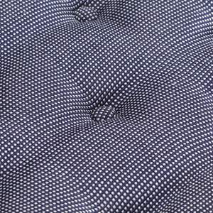 Banc de couloir en bois naturel avec rangement, en bois de manguier massif gris et tissu 100% polyester - Product Image 5