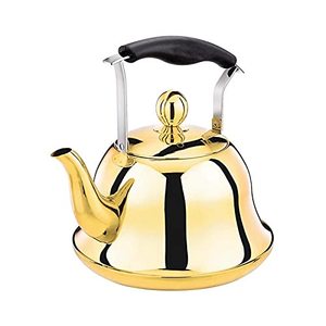 Juego de Tazas de Té con Tetera, Juego Completo de Servicio de Té de Latón y Vidrio, Elegante Vajilla para Hogares y Cafeterías, Precio al por Mayor - Product Image 5