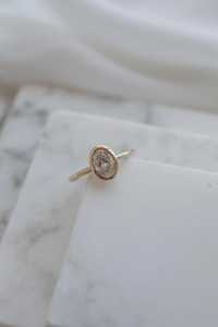 IGI Certified 1 2 3 Carat Lab Grown Diamond Engagement <b>Ring</b> 18k Solid <b>Gold</b> Oval <b>Ring</b> Bezel <b>Set</b> Real Jewelry Factory Wholesale - Product Image 3