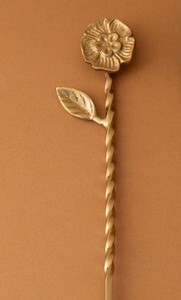 Wholesale Metal Peg <b>Measures</b> and <b>Spoon</b> Set with Floral Handle With Customization - Product Image 3
