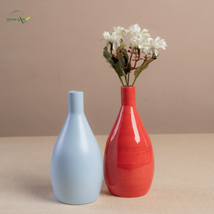 Vase en bambou enroulé Art Déco, écologique, durable, artisanal, décoration d'appoint de table à Nam Dinh - Product Image 1