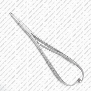 ที่จับเข็มจัดฟันสแตนเลสแบบมีรู พร้อมคีมตัดลวดจัดฟัน  อุปกรณ์ผ่าตัดทางทันตกรรม สแตนเลส OEM - Product Image 5