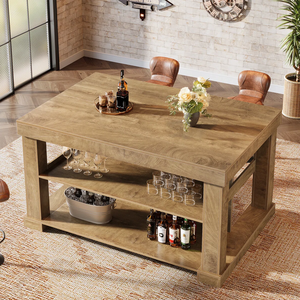 Islas de Cocina de Vietnam, Material de Madera de Roble Macizo, Embalaje en Caja, Marca OEM, Apariencia Moderna, Color Natural/Blanco, Almacenamiento - Product Image 5