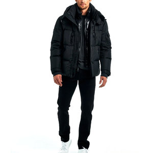 Chaqueta Acolchada de Moda para Hombre, Hecha a Medida, con Cierre de Cremallera, Forro de Algodón, Transpirable, Estilo Urbano, Impermeable y Resistente al Viento - Product Image 1