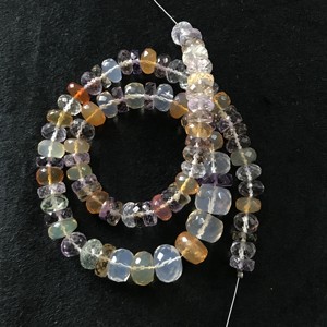 100% Natural IGI Certified AA Grade Rondelle Multi Disco Faceted <b>Beads</b> 8mm-11.5mm <b>Stone</b> <b>Beads</b> Multi Color Multi Fire Vivaaz Gems - Product Image 6