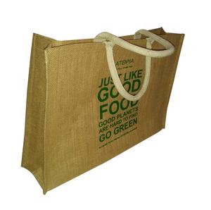 Sacs fourre-tout en jute biodégradables écologiques de haute qualité avec logo personnalisé Sacs à provisions en toile de l'usine de jute supérieure - Product Image 1