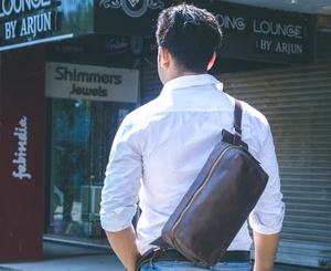 High Quality Custom Made Genuine Cowhide <b>Leather</b> Fanny Pack Waist <b>Bag</b> Durable <b>Bum</b> <b>Bag</b> Premium Quality - Product Image 1