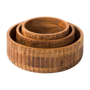 Tazón de madera natural de último diseño para regalo, organizador de cocina, centro de mesa para decoración del hogar - Product Image 3
