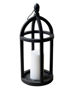 Lanterne à bougie en métal de qualité supérieure, personnalisable, vente en gros, portable, écologique, finition noire brillante, idéale pour les mariages - Product Image 2