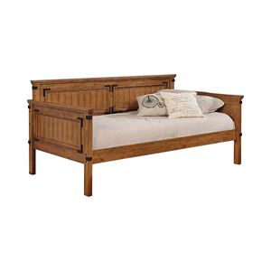 Daybed in legno doppio miele rustico - Product Image 1