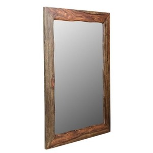 Sheesham Wood Wall <b>Mirror</b> Wholesale - Rustic Brown Wooden <b>Mirror</b> - Product Image 3