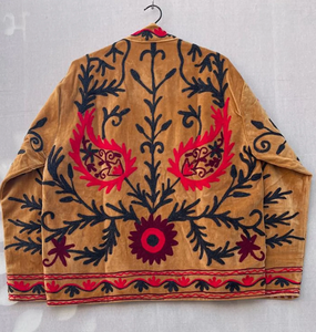 SUJANI <b>Quilted</b> Bomber Jacket-100% Cotton Reversible & Eco-Friendly - Product Image 2