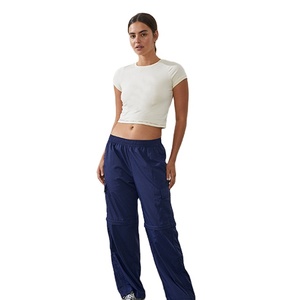 Pantalones Cargo de Moda para Mujer, Talla Grande, Holgados, con Múltiples Bolsillos, Cintura Elástica, Ligeros, Nueva Llegada, Gran Venta - Product Image 6