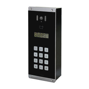 วิดีโอโฟนประตูแบบมีจอภาพพร้อมระบบตรวจจับความเคลื่อนไหว รองรับ 4G LTE สำหรับใช้งานภายนอกอาคาร ทนทานต่อน้ำ ผลิตจากสแตนเลส รองรับ IP Video RFID พร้อมแป้นกดรหัส สำหรับอาคารหลายที่อยู่อาศัย - Product Image 2