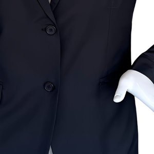 Zeta Phi Beta Black Blazer Women Greek Letter Sorority Formal Jacket Embroidered Crest Tailored Office Wear - Product Image 4