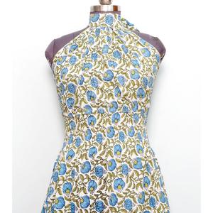 Elegante Vestido de Algodón Estilo Coreano para Mujer, Sin Mangas, Cuello Halter, Vestido de Invitada de Boda, Último Diseño Casual, Vestidos Sin Mangas - Product Image 3