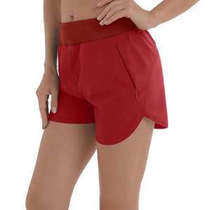 Shorts d'été décontractés pour femmes, taille haute, respirants, confortables, pour le quotidien et les activités de plein air, séchage rapide, Spandex/Polyester - Product Image 3