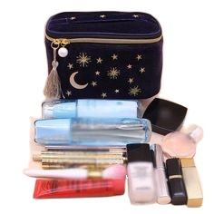 Pochette à maquillage en velours personnalisée pour Noël, cadeau promotionnel écologique, fermeture éclair, pochette brodée, portefeuille pour femme, sac à main, porte-monnaie - Product Image 5