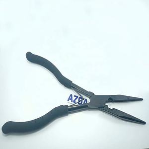 Alicates de pesca de aluminio con mango largo con agarre antideslizante para uso en agua dulce y salada para extracción de anzuelos, prensado de corte - Product Image 3