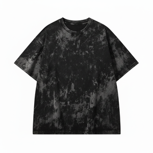 เสื้อยืดโอเวอร์ไซส์ผู้ชายคุณภาพสูง ปี 2026 ผ้าฝ้าย 100% สวมใส่สบาย ทรงหลวม ตัดเย็บตามสั่ง ล้างสีแบบแอซิดวอช - Product Image 1