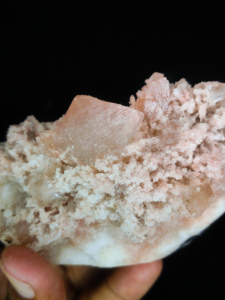 Natural Pink Calcite with Prehnite <b>Crystal</b> <b>Cluster</b> Raw Rough Specimen Himachal Home Decor Healing <b>Crystal</b> Natural Brand - Product Image 2
