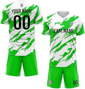 Último Diseño, Conjunto de Uniforme de Fútbol 100% Poliéster, Nuevo Estilo, Calidad Premium Profesional para Adultos, Color Personalizado, Logotipo Personalizado - Product Image 1