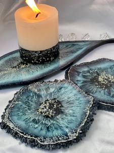 ถาดเสิร์ฟเรซิ่นสำหรับเค้กและผลไม้: ถาดเสิร์ฟดีไซน์สวยเก๋ - Product Image 3