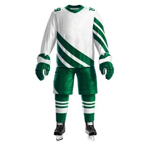 Vente en gros Différents Noms Numéros Joueurs Maillot de Hockey sur Glace Impression par Sublimation Logo Brodé Uniforme de Hockey sur Glace Personnalisé - Product Image 3