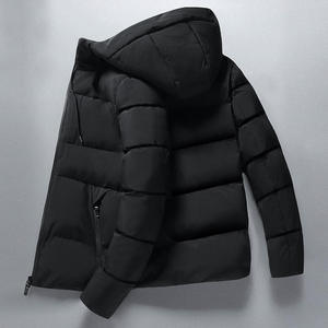 Chaqueta Acolchada de Invierno para Hombre, con Capucha, Relleno de Poliéster, Cierre de Cremallera, Largo Regular, Estilo Casual, ODM OEM - Product Image 3