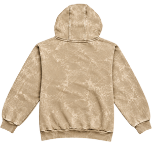 Sweat-shirt à capuche lavé à manches longues avec cordon de serrage, poche kangourou, poignets côtelés, style streetwear décontracté, 100% coton - Product Image 2