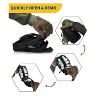 Pochette tactique, sac organisateur professionnel pour kits d'urgence, survie en plein air, camping, chasse et activités de plein air