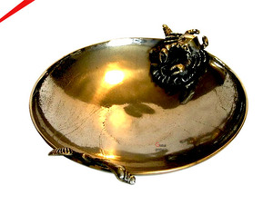 Bol à bougie décoratif vintage en métal avec finition argentée pour centre de table de mariage et décoration intérieure, également utilisable comme vase à fleurs - Product Image 4