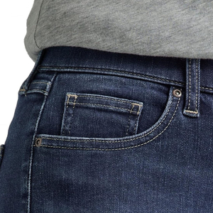 Shorts de mezclilla Y2K para mujer, diseño personalizado, lavado intenso, estilo streetwear, pantalones cortos vaqueros, venta al por mayor, shorts de mezclilla modernos para mujer, bordados - Product Image 6