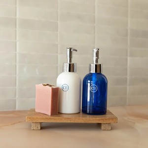 Plateau de service rectangulaire en bois, design minimaliste, fait main, couleur unie, vaisselle et assiettes - Product Image 5