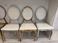 Chaise de salle à manger ronde à dossier rond en bois massif moderne de luxe pour restaurants hôtels espaces commerciaux