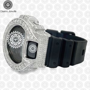 Reloj Digital de Lujo Charm Jewells, Caja de Acero Inoxidable, Bisel con Diamantes, Correa de Acero Inoxidable, Esfera de 40 mm, Reloj Mecánico de Moda para Hombre - Product Image 5