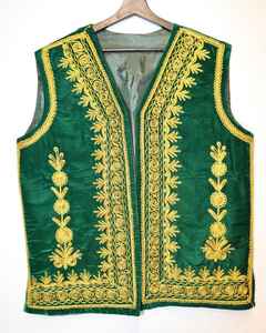 Chaleco Afgano Clásico para Hombre, Hecho a Mano, Transpirable, de Secado Rápido, de Lana, Informal, sin Mangas, Cómodo, para Otoño, con Encaje, Tradicional, para Mehndi - Product Image 5