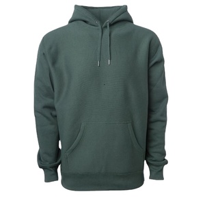 Sweat-shirts à capuche pour hommes en molleton 100% coton avec poche, logo personnalisé, design de couleur personnalisé, haute qualité, faible MOQ - Product Image 3