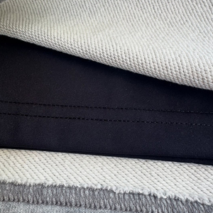 Pantalones deportivos anchos de doble cintura con efecto desgastado, 100% algodón, para mujer, estilo urbano, OEM, venta al por mayor, Glory Custom - Product Image 3