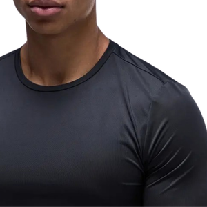 Camiseta de Compresión Personalizada para Hombre, Manga Larga, Color Carbón, Cuello Redondo, Ajustada, para Gimnasio, Entrenamiento, Deporte, Ropa Deportiva, Capa Base - Product Image 6