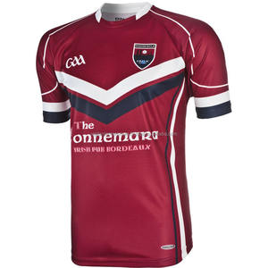 Ensemble de football GAA avec design solide Service OEM disponible Style 100% Polyester Soccer Jersey - Product Image 2