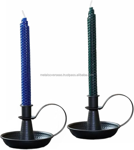 Candelabro de Hierro Retro, Estilo Vintage, Hecho a Mano, Duradero, Soporte para Velas Navideñas, Decoración Metálica para Mesa del Hogar - Product Image 5