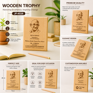 Organisateur de bureau en bois personnalisé et écologique avec impression pour la fête des mères et la rentrée scolaire - Product Image 3